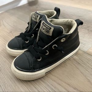 Converse all star infant sneakers.